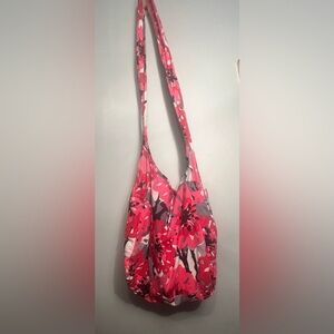 Thirty- One Floral Pink and Gray Women's Bag
